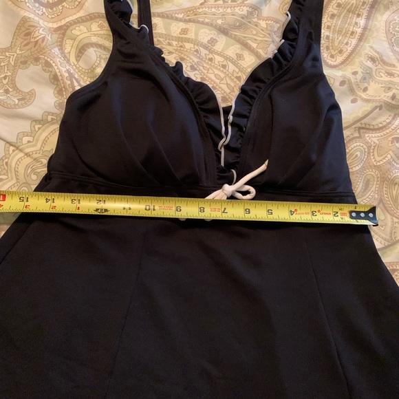Calypso Cove Swim Dress with attached bottom size 12 Black - Picture 7 of 7